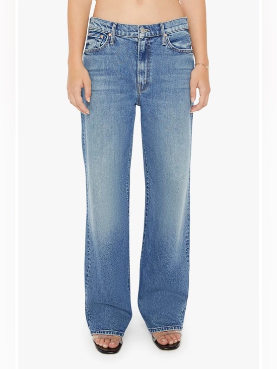 MOTHER Denim - Mother Lil Dodger Sneak Wide Leg Jeans In Strike A Pose 29